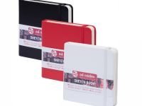 Блокнот для зарисовок Art Creation 12х12 см 80 л 140 г, твердая обложка, черный