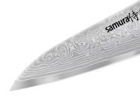 Нож кухонный "Samura 67" овощной 98 мм, дамаск 67 слоев, микарта