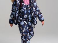 Комплект текстильный с полиуретановым покрытием для девочек: куртка, полукомбинезон