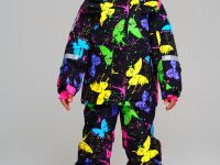 Комплект текстильный с полиуретановым покрытием для девочек: куртка, полукомбинезон