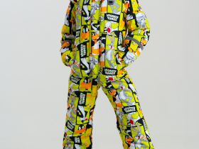 Комбинезон текстильный с полиуретановым покрытием для девочек