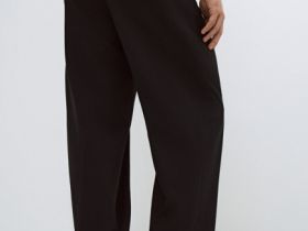 Широкие брюки с ремнём, Черный