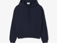 Хлопковый свитшот Lacoste унисекс свободного кроя