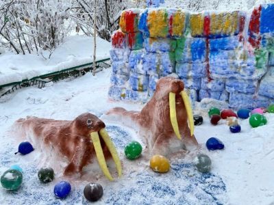 В конкурсе «Единой России» на лучший зимний двор награждён детский сад из Якутска