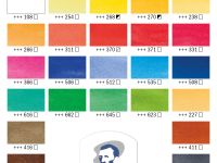 Набор акварели Talens "Van Gogh" 24 цв в пластик кор