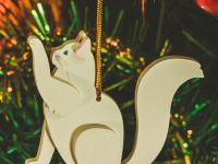 Игрушка деревянная "IDH Center" Кошка сидящая 1013