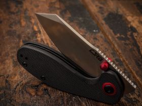 Складной нож CJRB Maileah, сталь AR-RPM9, рукоять Black G10