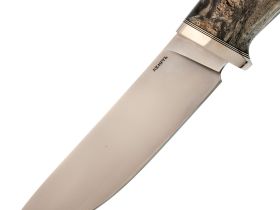 Охотничий нож Клык, сталь M398, рукоять карельская береза