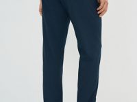 Брюки c микрорисунком, Синий