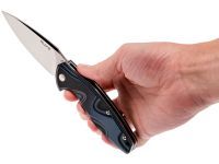 Нож складной Ruike P105 черно-серо-синий