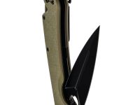 Складной нож Daggerr Arrow Olive DLC, сталь D2, рукоять G10