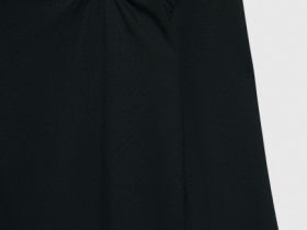 Лонгслив с асимметричным вырезом, Черный