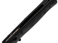 Складной нож SRM Medal 255L-FB2, сталь 140Cr, рукоять измельчённый карбон, черный