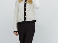 Укороченные брюки из хлопка, Черный