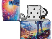 Зажигалка ZIPPO Mushroom Forest Design с покрытием 540 Matte, латунь/сталь, разноцветная, матовая, 38x13x57 мм