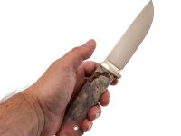 Нож Панцуй, сталь M398, рукоять кап клена