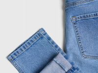 Джинсы Mom с высокой посадкой, Голубой