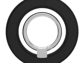 Магнитный держатель-кольцо Keephone Magclasp Flip для Apple iPhone (черный)