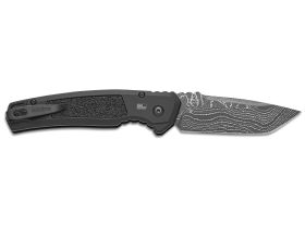 Автоматический нож Kershaw Launch 16, сталь Damascus, рукоять алюминий, черный