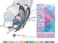 Набор акварели Super Vision "Ocean paradise", перламутры и хамелеоны, 10 цв*8 мл туба в картонной ко