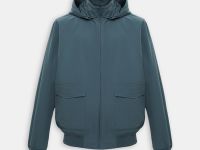 Ветровка-бомбер со съемным капюшоном