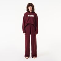 Женские прямые спортивные брюки Lacoste с высокой талией