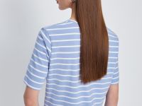 Футболка в полоску из хлопка