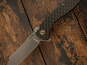 Складной нож CJRB Kicker, сталь AR-RPM9, рукоять карбон