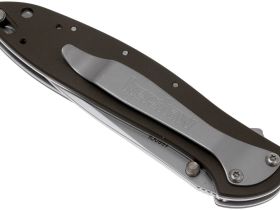 Полуавтоматический складной нож Kershaw Leek, сталь 14C28N, рукоять алюминий, хаки
