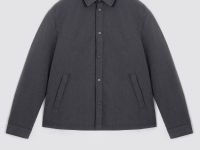 Утепленная куртка с отложным воротником