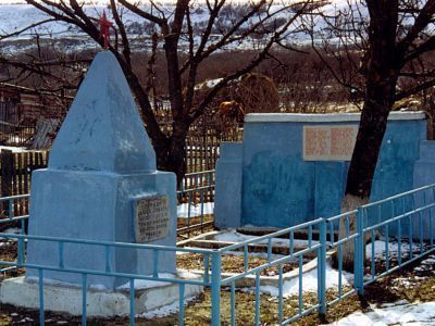 Могила летчика капитана Синяева, погибшего в 1943 г.