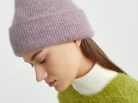 Шапка из овечьей и ангорской шерсти