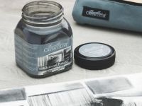 Угольная пудра, полностью водорастворимая Cretacolor 175 г в прозрачной пластмассовой банке