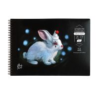 Скетчбук для пастели с калькой Малевичъ "GrafArt" А3 20 л 270 г, черный