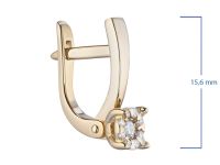 Серьги из желтого золота э0312сг07176900