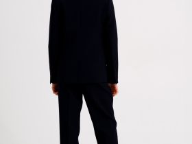 Костюм текстильный для девочек: брюки, пиджак