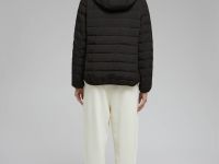 Стеганый пуховик с натуральным пухом