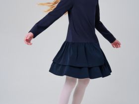 Платье трикотажное для девочек