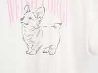 Футболка пижамная с принтом для девочек, Белый