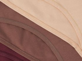 Классические трусы-брифы, 3 шт., Бежевый