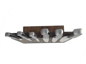 Подставка для ножей магнитная Woodinhome KS002XSOB, дуб, коричневый