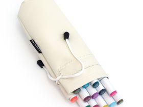 Пенал для маркеров Малевичъ 22,5 х 9 см, бежевый