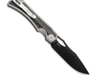 Складной нож Kizer Allure, сталь S45VN, рукоять титан/микарта, серый