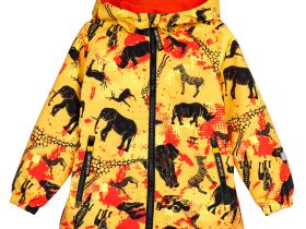 Куртка текстильная с полиуретановым покрытием для мальчиков (ветровка)