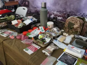 На полигоне «Сулус» развернули выставку Центра «Воин»