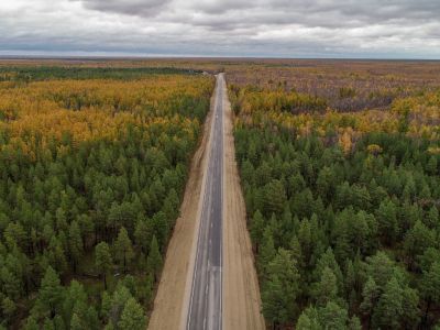 Более 20 километров трассы «Вилюй» в Якутии капитально отремонтированы