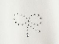 Свитшот с аппликацией для девочек, Белый