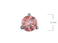 Подвеска из белого золота э0912пд02151200_pink