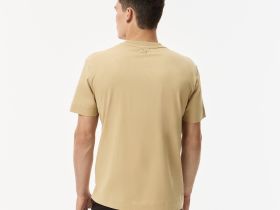 Мужская хлопковая футболка Lacoste стандартного кроя