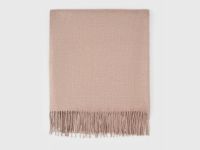 Шарф с бахромой, Коричневый